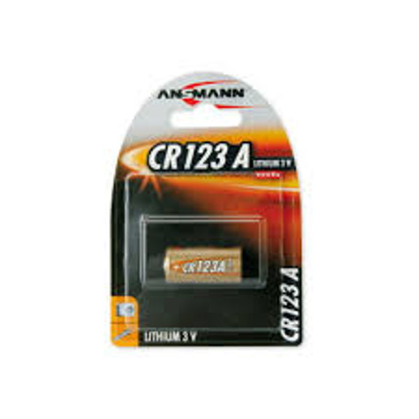 Batteri Cr123 A Lithium 3 Volt Ansmann