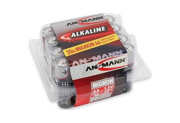 Ansmann Alkaline AA Batteri 20pk