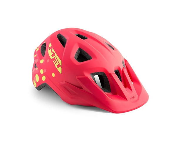 Met Helmet Youth Eldar, 52-57cm - Pink Polka Dots