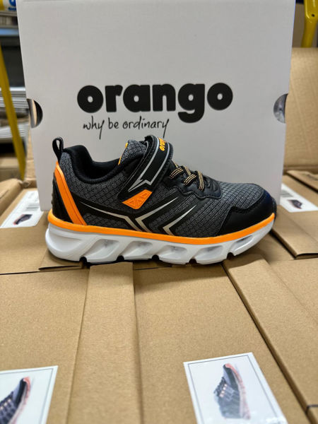 Orango OR1322 Blinkesko, Black/Orange 29