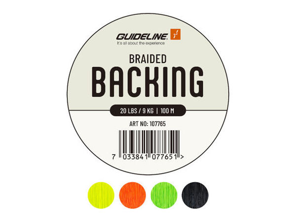 Guideline Braided Backing 20lbs/100m orange