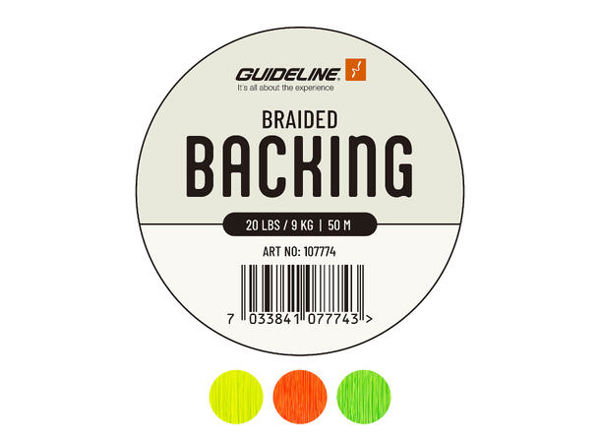 Guideline Braided Backing 20lbs/50m Yellow